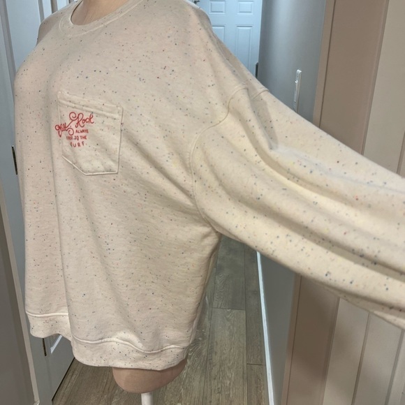 Saltrock Live For The Open Spaces Oversized Confetti Crew Neck Sweatshirt - Picture 6 of 16